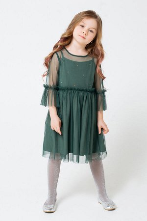 Платье(Осень-Зима)+girls (зеленый к223)