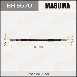 Шланг тормозной MASUMA MERCEDES- /rear/ E-CLASS (W212)