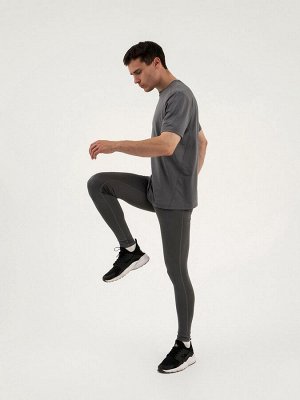 Тайтсы мужские Resport, 54, серые, базовые