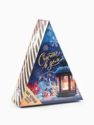 Чай новогодний чёрный «Счастье в дом», вкус: зимняя вишня, 100 г
