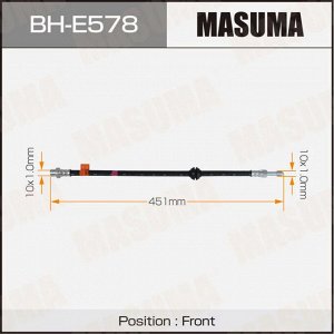Шланг тормозной MASUMA BMW- /front/ 3-SERIES (E46)