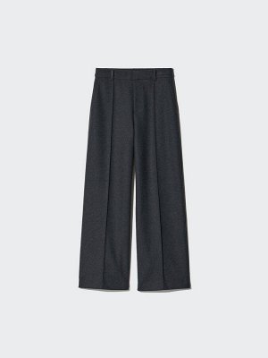 UNIQLO – утеплённые широкие брюки из джерси