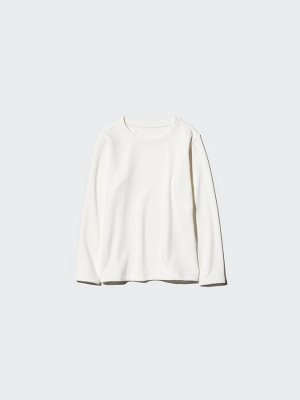 UNIQLO - детская футболка Heattech Ultra Warm с круглым вырезом