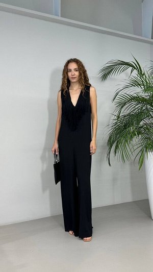 Комбинезон JUMPSUIT WITH RUFFLES 69%AC  31%SE