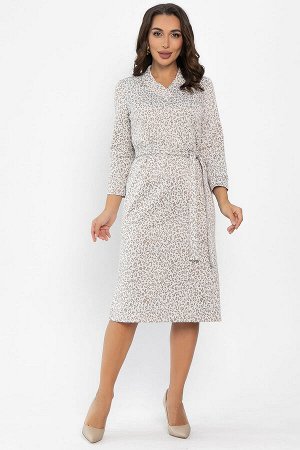 Платье Лаконичный стиль (молочное) П13753-19М
