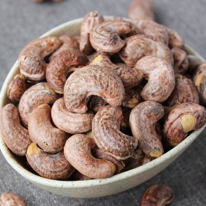 Кешью жареный соленый неочищенный,крупный калибр