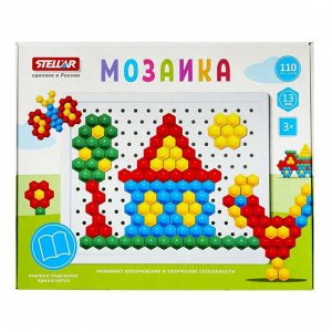 Игра настольная "Мозаика",110 элементов, диаметр 13 мм,
