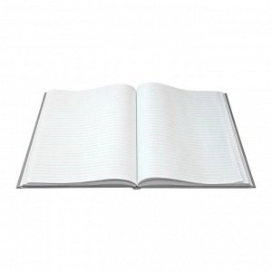 Книга учета А4, 96 л., линия, блок офсет, твердый переплет 7БЦ, OfficeSpace