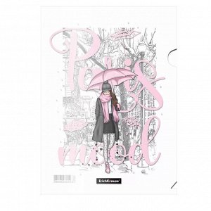 Папка-уголок А4, 160 мкм, непрозрачная, с рисунком, ErichKrause Dreamy Girls, ассорти