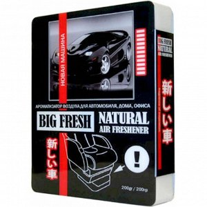 Ароматизатор под сиденье FKVJP Big Fresh Новая машина, гелевый, плоский футляр 200мл, арт. BF-72