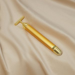 Массажер для лица с вибрационным массажем, на батарейках типа DC1.5V (AA), 14x3,5см