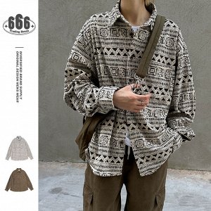 Рубашка мужская с принтом