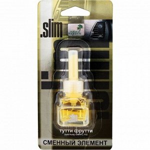 Сменный блок для ароматизатора FKVJP Slim, Тутти-фрутти, жидкий, в дефлектор, флакон 8мл, арт. SMRFL-115