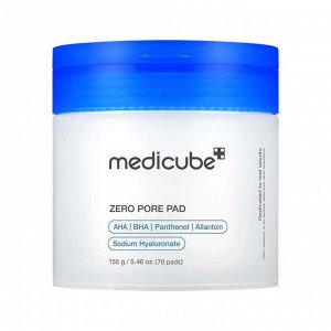 MEDICUBE Отшелушивающие пэды для сужения пор ZERO PORE PAD 2.0, 70 шт (155мл)