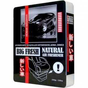 Ароматизатор под сиденье FKVJP Big Fresh Новая машина, гелевый, плоский футляр 200мл, арт. BF-72