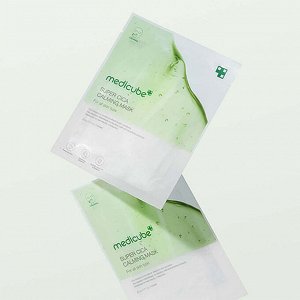 MEDICUBE Ультратонкая тканевая маска с центеллой SUPER CICA CALMING MAS 22 мл