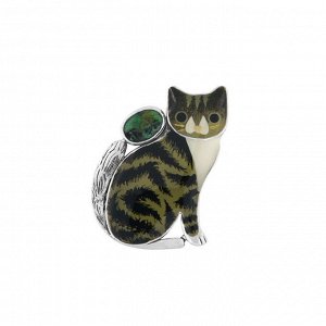 Кольцо TARATATA, Tabby, разъемное, смола, золотая краска, цоизит, TT-H25-05416-102 (черный)