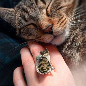 Кольцо TARATATA, Tabby, разъемное, смола, золотая краска, цоизит, TT-H25-05416-102 (черный)