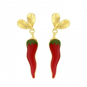 Серьги TARATATA, Paprika, с цветной смолой, TT-H25-12997-203 (красный)