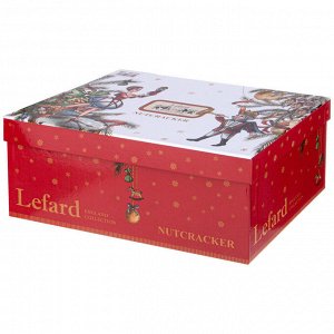 Подарочный чайный набор из фарфора LEFARD «Щелкунчик» с новогодним дизайном, 1 шт.