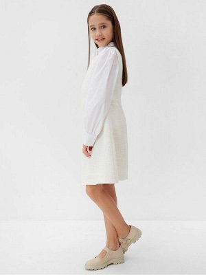 Платье нарядное детское MINAKU: PartyDress, цвет белый.
