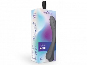 Вибратор точки G Apus INFINITE, цвет графитовый, Ø 3,4 см, L 11,6 см