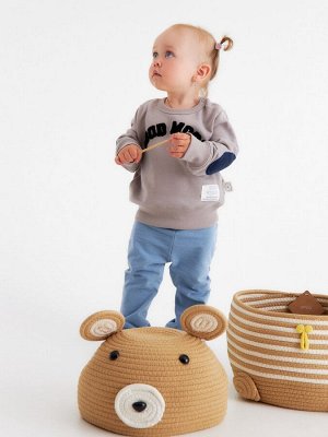 Корзина для игрушек SL Home «Медведь», плетёная, ручной работы, 25x26x41 см, коричневая