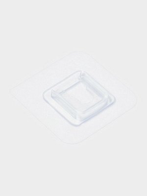 Ёршик для унитаза SAVANNA, настенный, силиконовый, с ёмкостью для моющего средства, 10.5x10.5x41 см, белый
