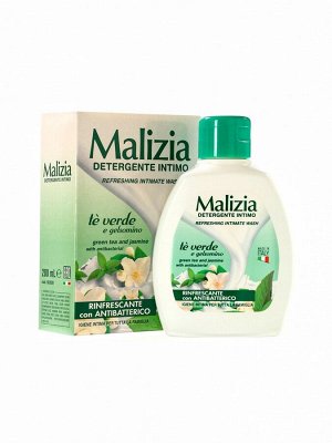 Гель для интимной гигиены MALIZIA GREEN TEA & JASMINE, 200 мл