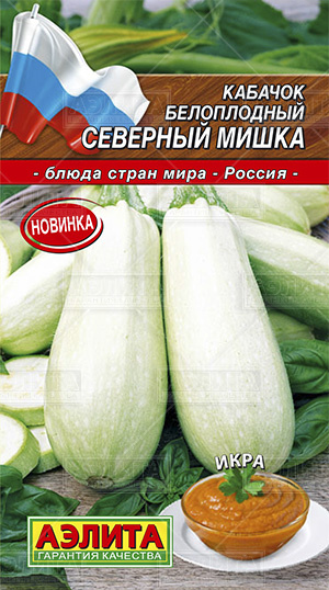 Северный мишка кабачок белоплодный (а)