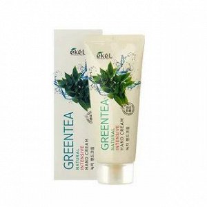 EKEL. Интенсивный крем для рук с зеленым чаем, Green Tea Natural Intensive Hand Cream, 100 мл