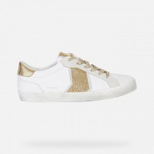 КРОССОВКИ- WHITE/LT GOLD