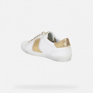 КРОССОВКИ- WHITE/LT GOLD