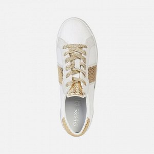 КРОССОВКИ- WHITE/LT GOLD