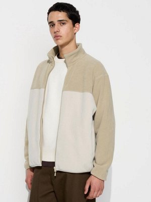 UNIQLO – тёплая флисовая куртка с высоким воротником