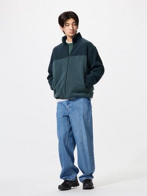 UNIQLO – тёплая флисовая куртка с высоким воротником
