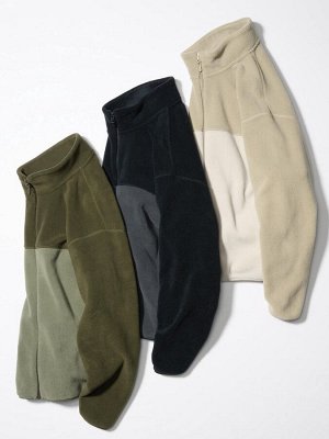 UNIQLO – тёплая флисовая куртка с высоким воротником
