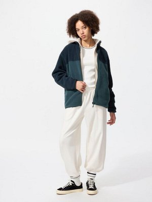 UNIQLO – тёплая флисовая куртка с высоким воротником