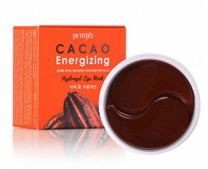 Тонизирующие гидрогелевые патчи с какао Petitfee Cacao Energizing Hydrogel Eye Mask 84г