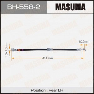 Шланг тормозной Masuma для Nissan X-Trail / Primera, задний, левый, арт. bh-558-2