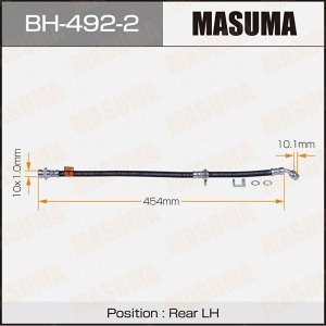 Шланг тормозной Masuma для Honda Accord, задний, левый, арт. bh-492-2