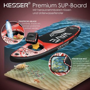 Надувная доска для SUP (САП) серфинга SBF-RED320