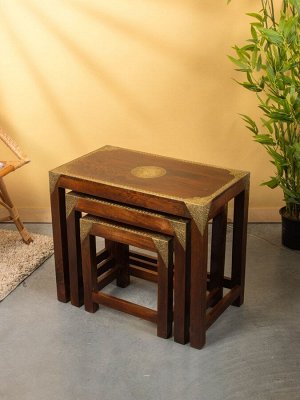 Табурет, 3 шт., 61x35x53 см, дерево