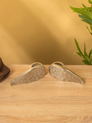 Подсвечник на 2 свечи «Крылья ангела», 30.5x6.5x7.5 см, алюминий