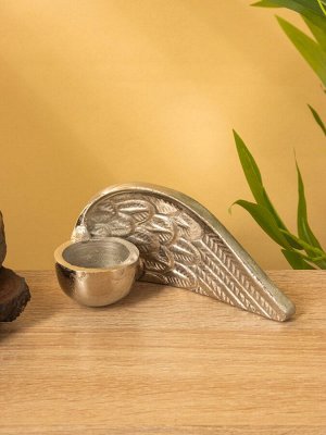 Подсвечник на 2 свечи «Крылья ангела», 30.5x6.5x7.5 см, алюминий