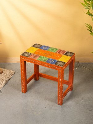 Табурет, 3 шт., 45x30x45 см, дерево