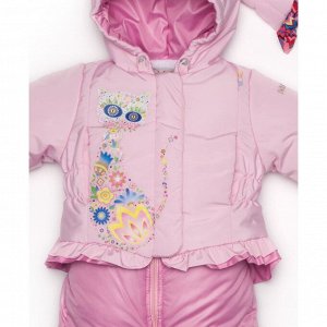 Комплект (Куртка + Полукомбинезон), Весна-Осень, Розовый арт. 481Т