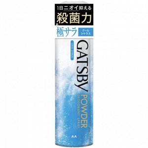 Мужской дезодорант-антиперспирант "Gatsby Deodorant Powder" с ментолом и пудрой для гладкости кожи «Освежающий цитрус» 130 г