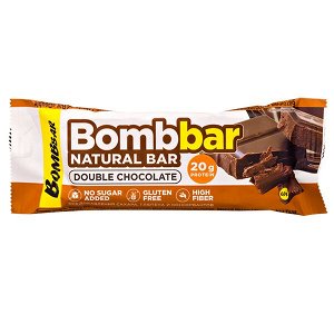 Батончик Bombbar протеиновый DOUBLE CHOCOLATE 60 г 1/20