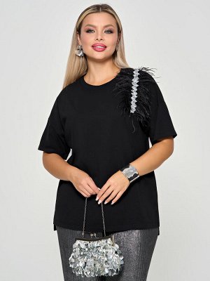 Футболка 0087-28 черный сапфир